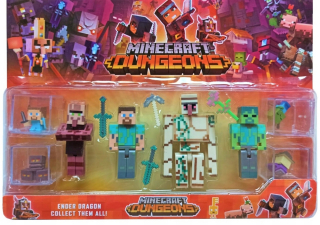 Minecraft figúrky sada figúrky príslušenstva podložky