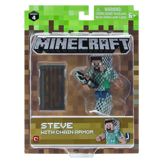 MINECRAFT  - Minecraft - Steve Figurine v reťazci (Chain Amor)