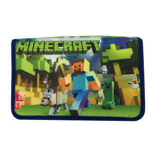 Peračník - MINECRAFT PASE CASE Skladaný MC1 vzor