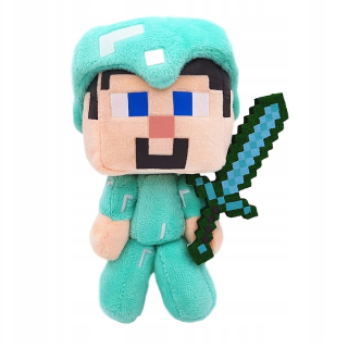 Minecraft Plyšový maskot chlapec Steve Pluszak