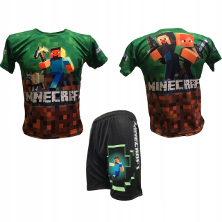 MINECRAFT - Veľkosť minecraft veľkosť 134 + maska mc5 vzor