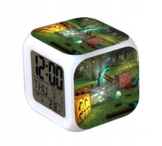 MINECRAFT  - MINECRAFT WATCH DIGITAL LED BUXIKA PRE DETI