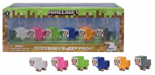 MINECRAFT  - Minecraft farbené ovce 6pac 16614 figurín