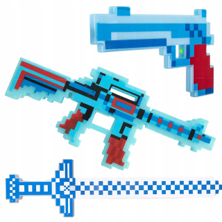 MINECRAFT SÚPRAVA ZBROJOVÝ PES PALUBOVÝ ZVUK LED