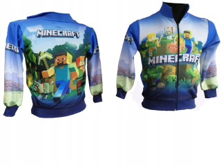 MINECRAFT  - Minkraft Mikina Veľkosť 122