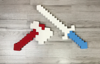 MINECRAFT - Minecraft veľký 3d ornament na stenu bane remeslo
