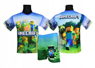 MINECRAFT - Minecraft T-Shirt Detské šortky M1 Veľkosť S