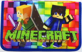 Peračník - Minecraft School ceruzka sklopený vzor D13
