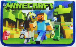 Peračník - MINECRAFT SCHOĽKOSTI CUBER CASE SHOPED Vzor D23
