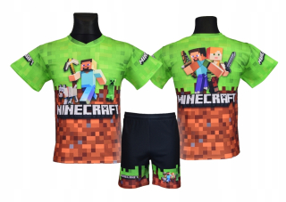 MINECRAFT  - Minecraft Dress Shirt Shorts M10 Veľkosť 158