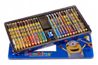 Mimoni - Minion ceruzky Bambino 24 ks Metal Box