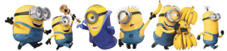 Mimoni - Minionki, Minion Balíček 50 cm znakov z Dracula