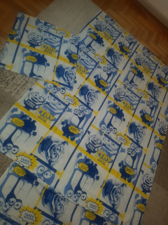 Mimoni - Minionki super posteľná bielizeň rozm.135x195