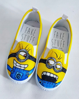 Mimoni - Minion tenisky skĺznuť na posuvné dodávky 25