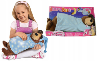 Máša a medveď - Teddy Bear Masha Masha a medveď Snorage 43 cm