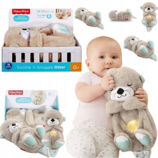 Fisher-Price FXC66 plyšový plyšák vydra 0 + 26 cm