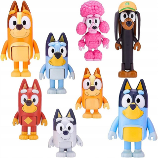 Sada figúr BLUEY a BINGO 8 ks