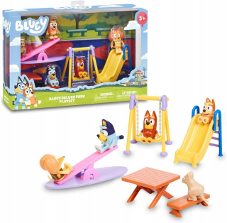 Bluey bingo psy súprava hračky park showroom šípky figurky