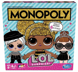 Bábiky LOL - Monopoly lol Surprise Board hra PL HASBRO 7572