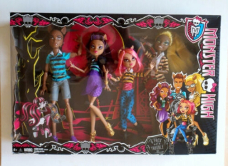 Monster High Bábiky - Monster High Clawdeen Wolf 4 Pack