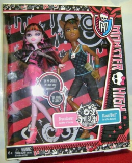 Monster High Bábiky - Monster High Draculaura Music Festival
