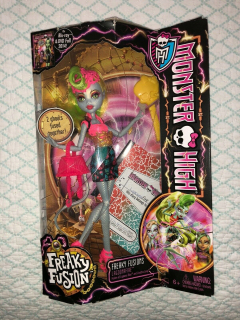 Monster High Bábiky - Monster High Lagoona Blue Freaky Fusion