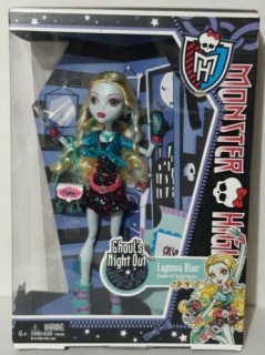 Monster High Bábiky - Monster High Lagoona Blue Ghouls Night Out