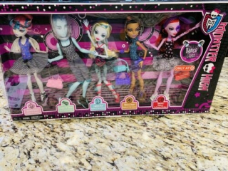 Monster High Bábiky - Monster High Rochelle Goyle Dance Class 5 Pack