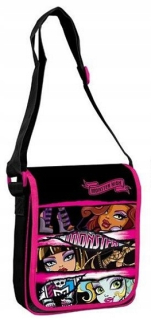 Monster High Bábiky - Monster Vysoká kabelka taška s klapkovým taškou