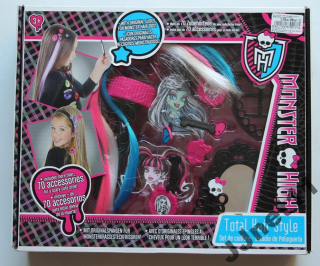 Monster High Bábiky - Monster Vysoký úplný celkový účes kaderníctvo