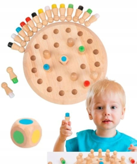 ✅ MONTESSORI drevená pamäťová hra pre deti zapamätanie logickej pamäte