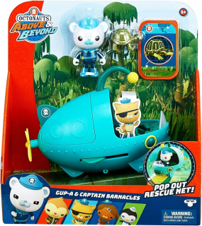 Súprava figúrok Moose Toys Octonauts Land Adventures Gup-A & Captain Barnacles