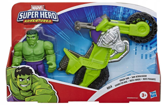 HULK - Motor + Figurine Hulk Marvel Super Hero Adventures