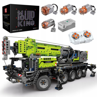Model mobilného žeriavu MOULDKING Technic RC Green
