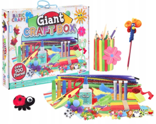 CREATIVE MULTI BOX v kufri PLASTIC 500 prvkov