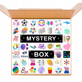 Mystery Box Set Fidget hračky Pop IT hračky