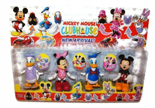 Káčer Donald - Mickey Mouse Set 4 figúrky Minnie Duck Donald