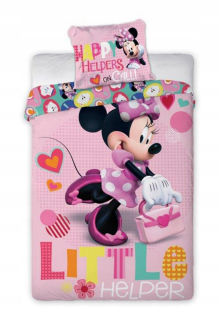 Minnie Mouse - Myš Minnie Mickey Mini Miki Posteľná bielizeň 160x200