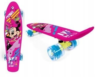 Minnie Mouse - Myš Minnie Miki Skateboard Board Flashle Deti