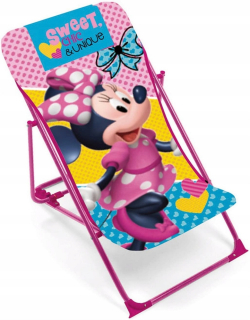 Minnie Mouse - Myš Minnie Mickey Losger Chair Garden Leżaczek