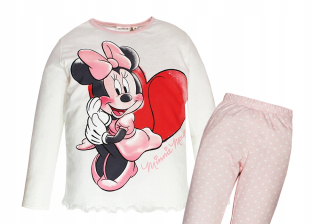 Minnie Mouse - Myš Minnie pyžamách dievčatá pyžamo disney 128