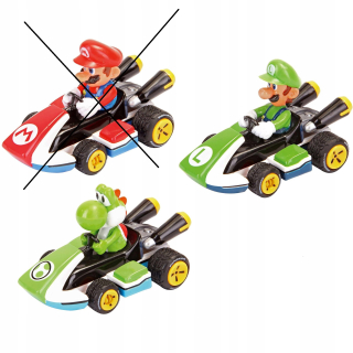 Super Mario - Mario Pull Speed Luigi a Yoshi karty