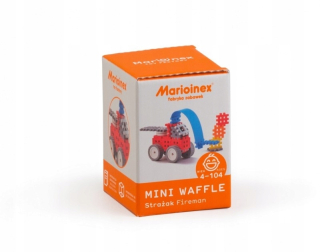 Požiarnik Sam  - Marioinex Stavebné bloky Mini Waffle Firefighter