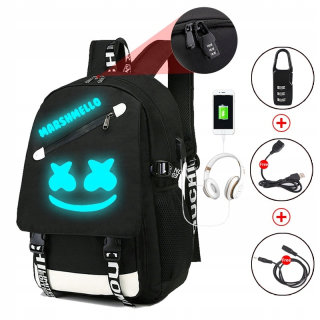 Marshmello Friends Školský batoh pre školu USB