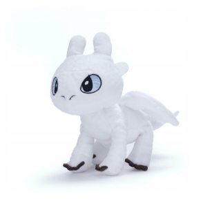 Maskot White Fury 20 cm, pekný plyš, vysoká kvalita