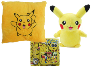 Pokémoni - Mascot Pikachu hodinky Pokemon vankúš Pokerball