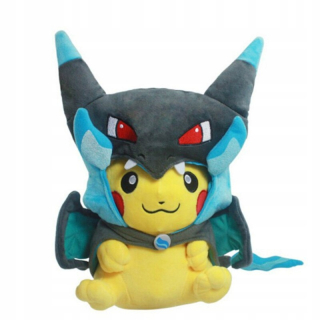 Pokémoni - Mascot PLUSH PIKACHU + POKEMON CAPE 21 cm