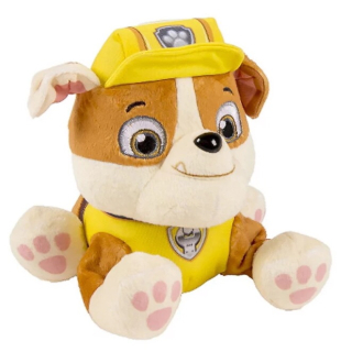 PAW Patrol - Pes Mascot Pistrol Rubble 18 cm Piesek Spinmaster