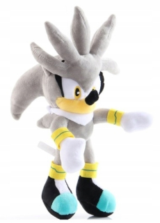 SONIC hračky - Maskot Silver Hedgehog hra Sonic 26 cm