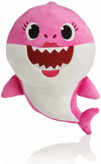 PINKFONG - Mascot Singing Baby Shark Shark 30 cm Pink